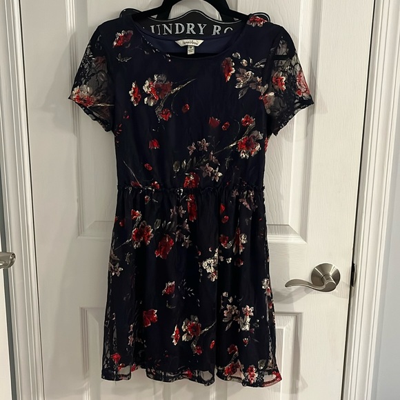 Speechless Dresses & Skirts - Speechless Blue Lace Floral Dress